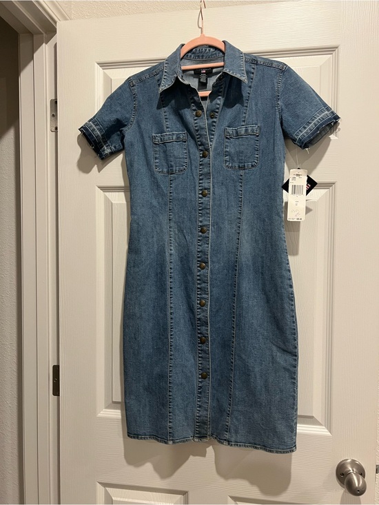 Polo Ralph Lauren Dresses & Skirts - Polo by Ralph Lauren Blue Denim Button-Front Shirt Dress